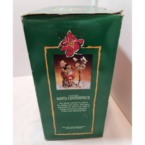 Vintage Ceramic Santa Building Birdhouse Collectible Figurine Made for Walmart - Picture 15 of 16